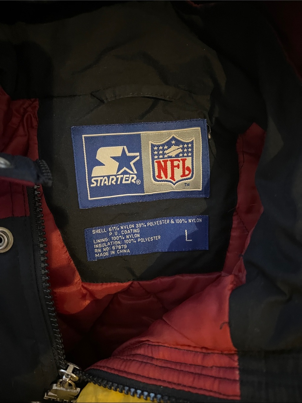 STARTER Redskins jacket - Picture 4 of 5